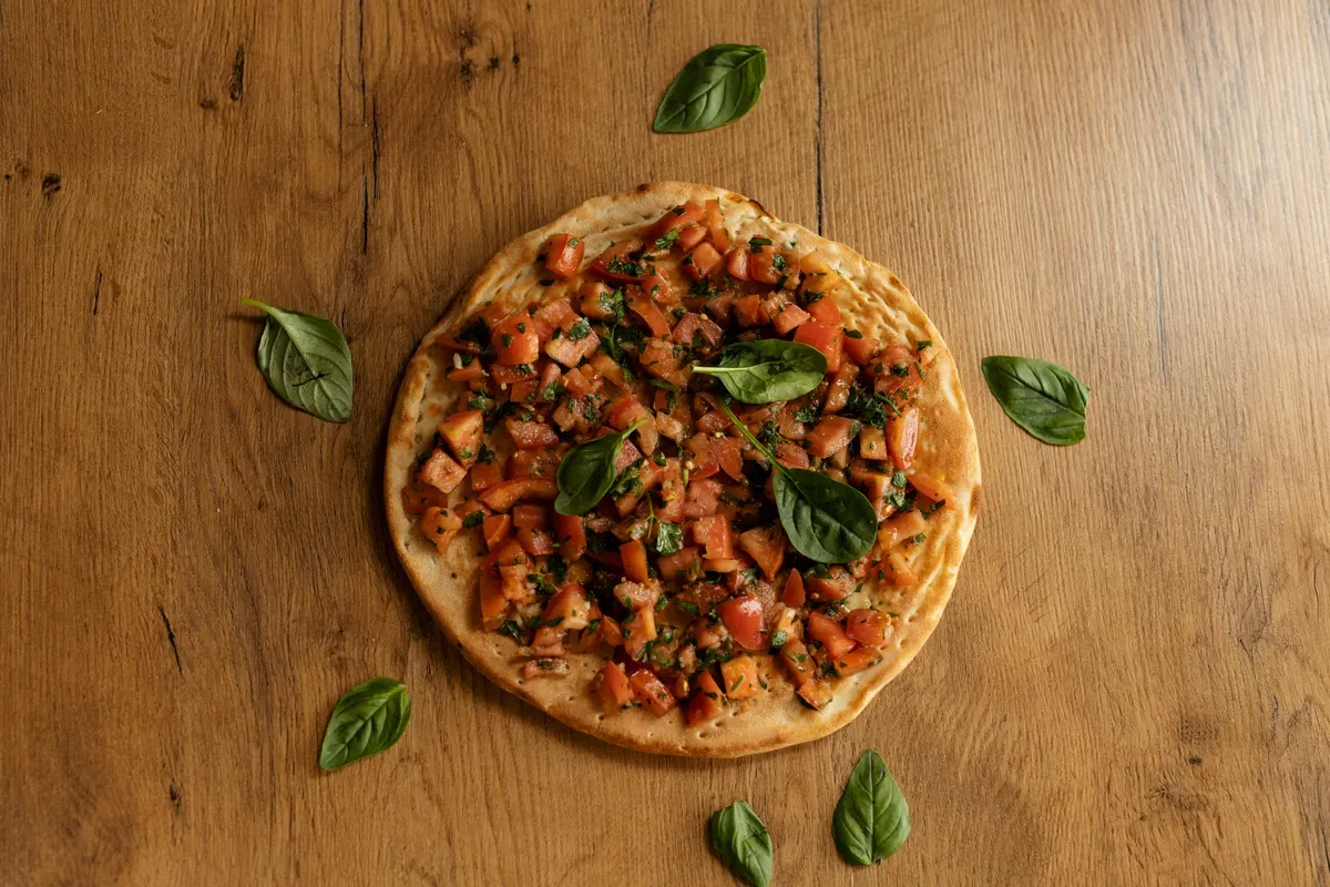 Bruschetta Pizza from Certified Pizza Catering